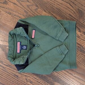 Vineyard Vines Boys Shep Shirt 1/2 Zip Pullover - Charleston Green Size: 2T